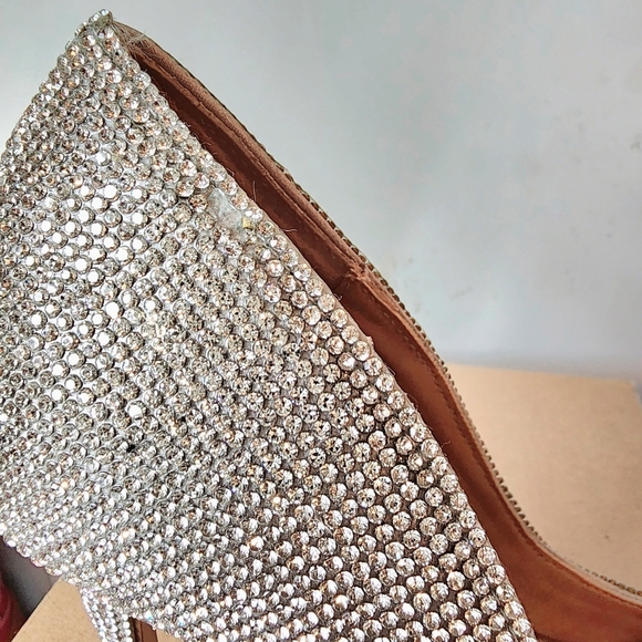 Steve Madden Daisie Crystal Jeweled Heels - Picture 12 of 13